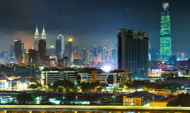 istock Beautiful city skyline view 1064833954