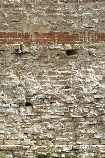 istock Fragment of Venetian old brick wall as background 1064841142