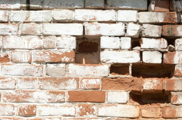 istock Fragment of Venetian old brick wall as background 1064841224