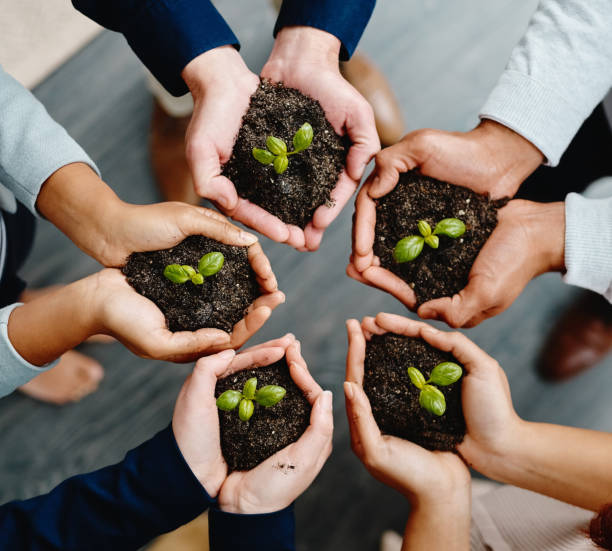 istock Growth is inevitable when we stand together 1064841660