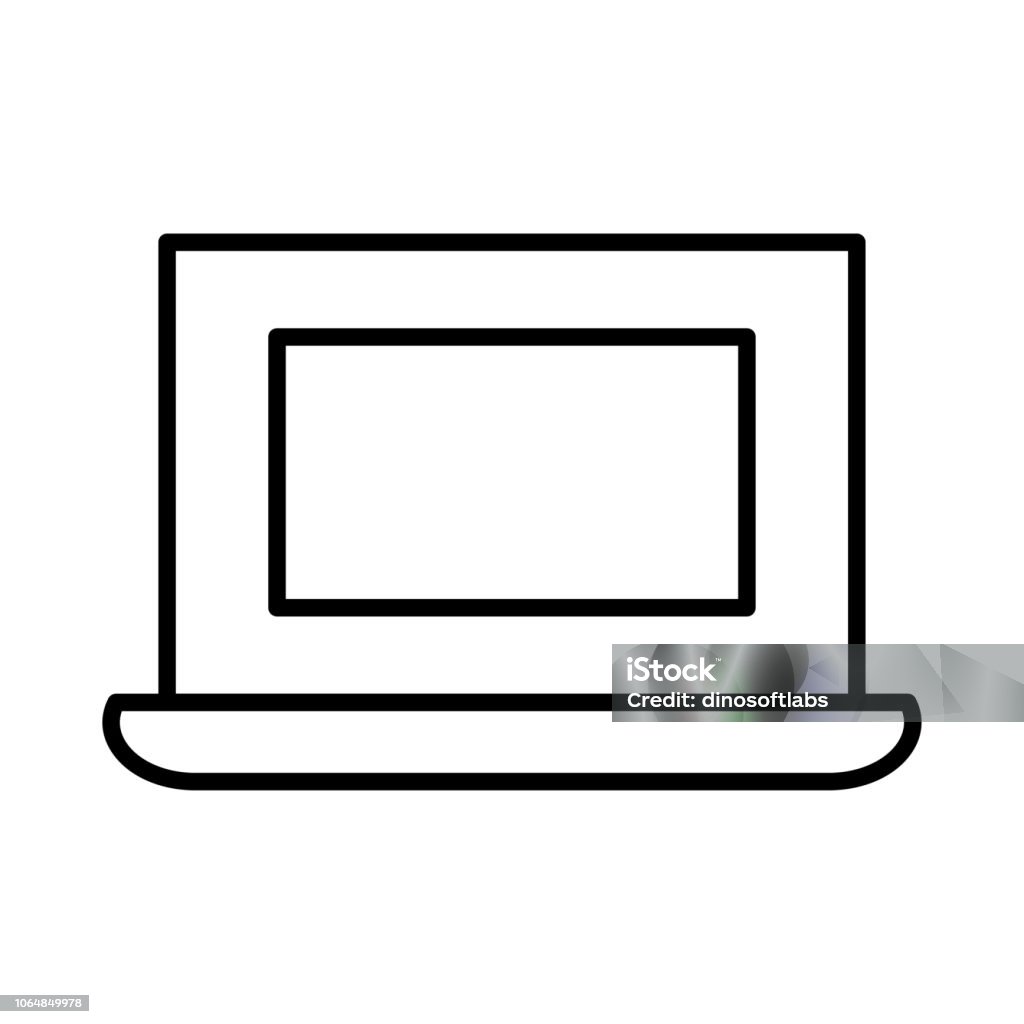 Notebook Device Image Laptop Notebook Device Stock Illustration - Download Image Now ...