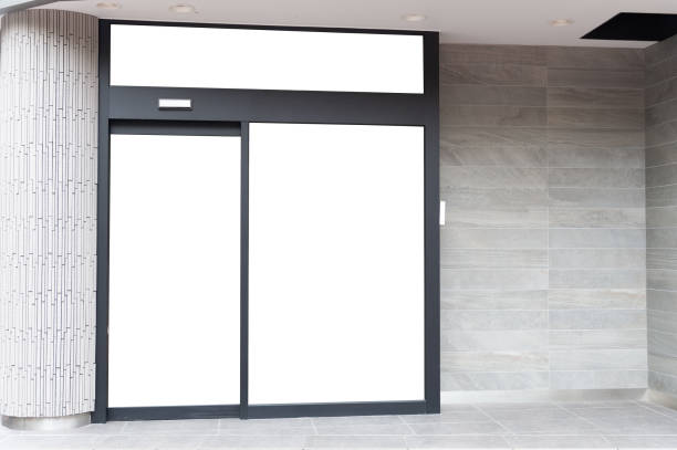 istock Shop Boutique Store Front with Big Window and Place for Name 1064850304