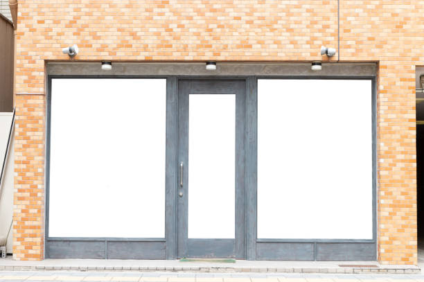 istock Shop Boutique Store Front with Big Window and Place for Name 1064850364