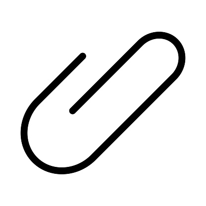 Attatch Clips Clip Attach Paperclip Stock Illustration - Download Image Now ...