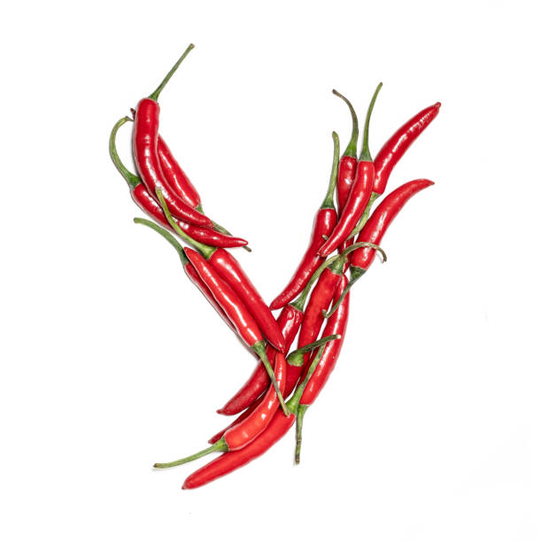 istock Letter Y made by red hot chili peppers 1064866494