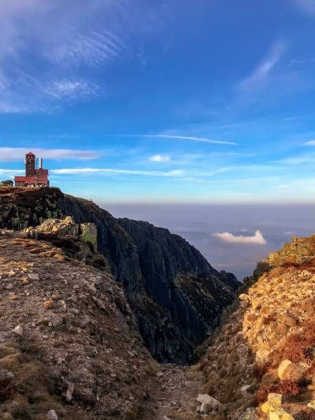 istock Building on top of the mountain 1064868562