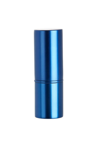 Cosmetic Lipstick Makeup Isolated on a White Background