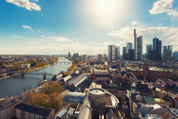 istock Frankfurt am Main. Image of Frankfurt am Main skyline in Germany. 1064871400