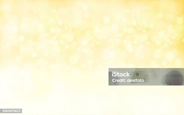 A Creative Glittery Golden Xmas Background Vector Illustration Stock Illustration - Download Image Now