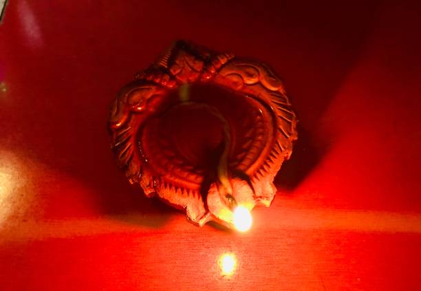istock Diya , oil lamp 1064877628