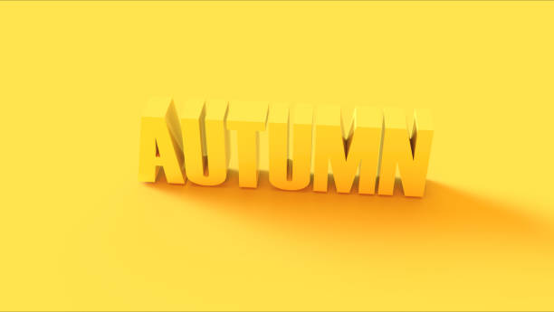 istock Bright Yellow Autumn Sign 1064877940