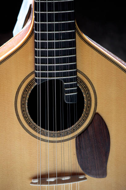 클래식 기타 음악 스튜디오에 - portuguese guitar 뉴스 사진 이미지