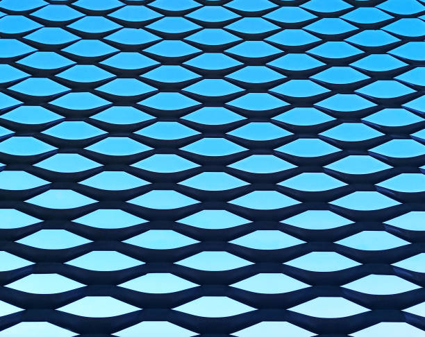 istock metal mesh fence 1064895902