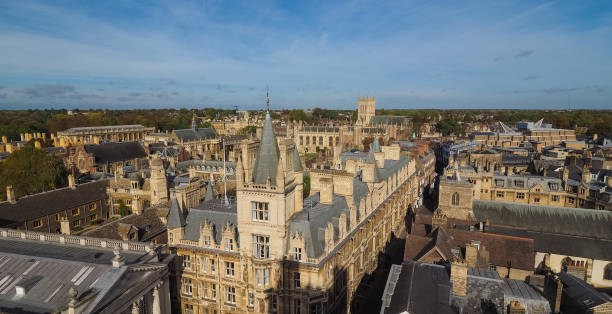istock Aerial view of Cambridge 1064896214