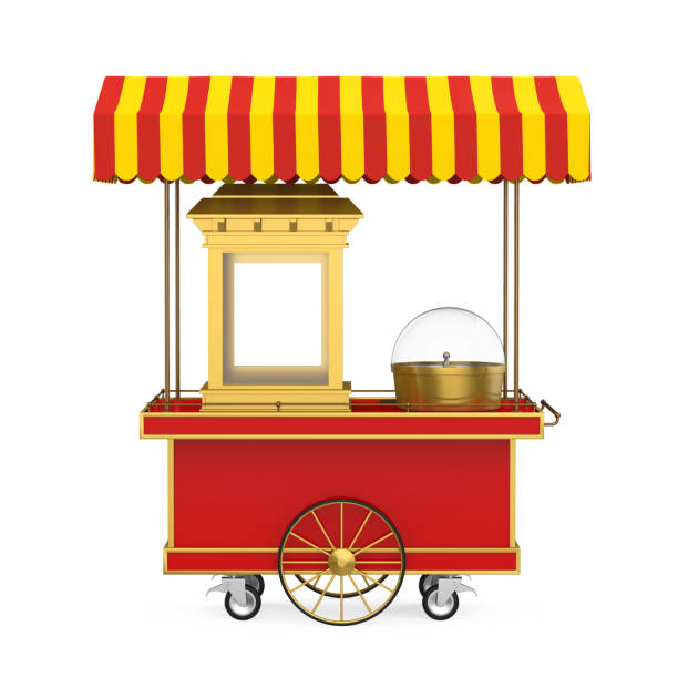 istock Food Cart Isolated 1064898570