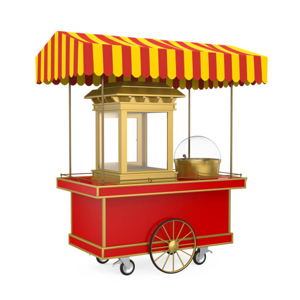 istock Food Cart Isolated 1064898678