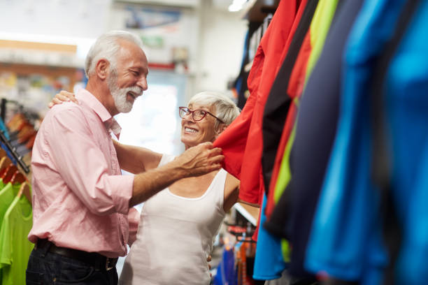 istock Senior couple shopping 1064900640