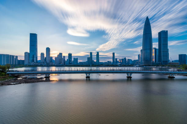 istock Shenzhen Bay's buildings and skyline 1064903214