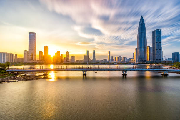 istock Shenzhen Houhai Financial District City Skyline 1064903386