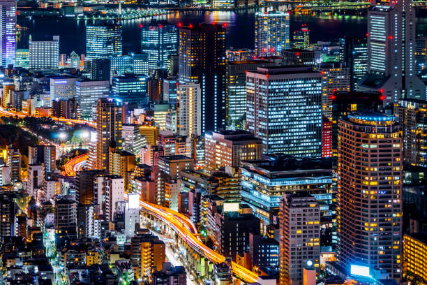 istock tokyo tower and city skyline under blue night 1064904576