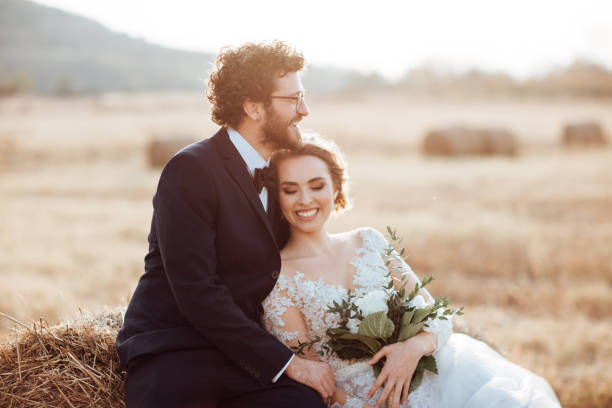 istock Happy married couple embracing 1064906820