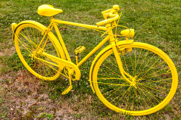 istock Yellow Vintage Bicycle 1064911722