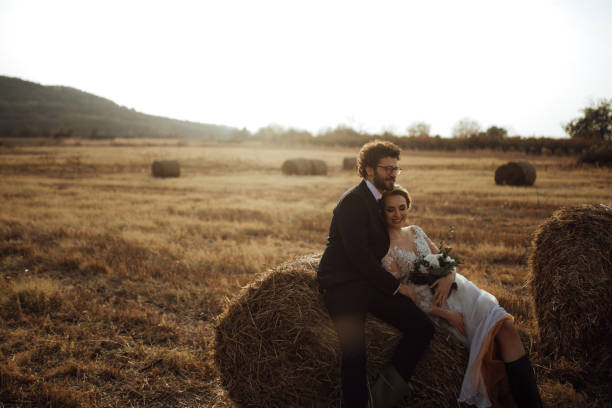 istock Beautiful bride and groom 1064912018