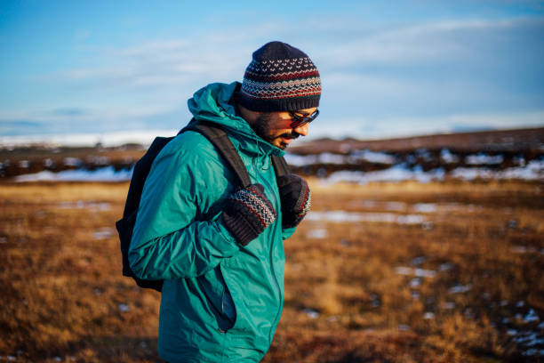 istock Man hiking in iceland 1064912530