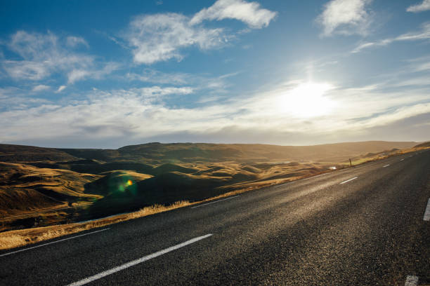 istock Asphalt road in Iceland 1064917734