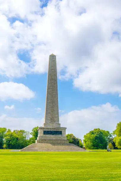 Photo of Wellington monument in the Phoenix park in Dublin, Ireland