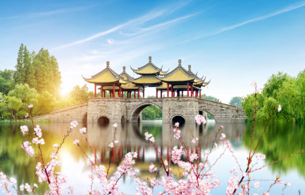 istock Yangzhou Slender West Lake Wuting Bridge 1064921280