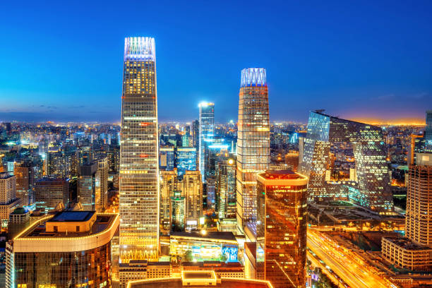 istock Aerial view of Beijing 1064921800