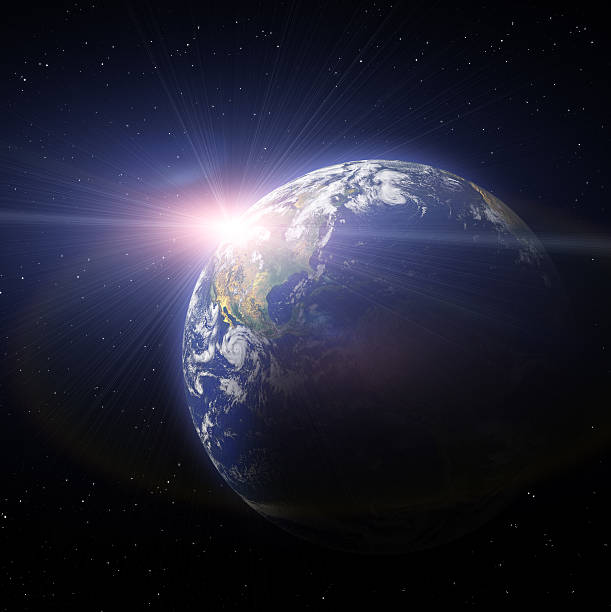 istock Sunset Of Earth Planet 106492236