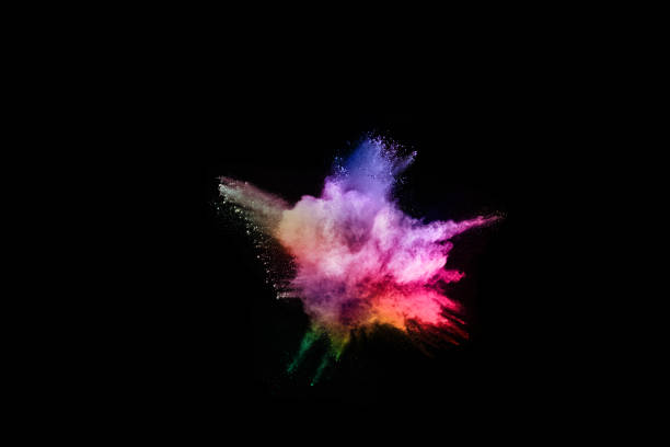 istock abstract colored dust explosion on a black background.abstract powder splatted background,Freeze motion of color powder exploding/throwing color powder, multicolored glitter texture. 1064923618