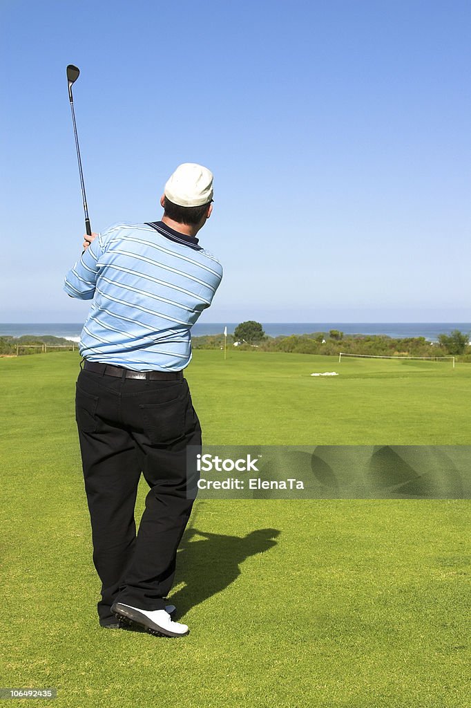 Golfista no fairway - Royalty-free Adulto Foto de stock