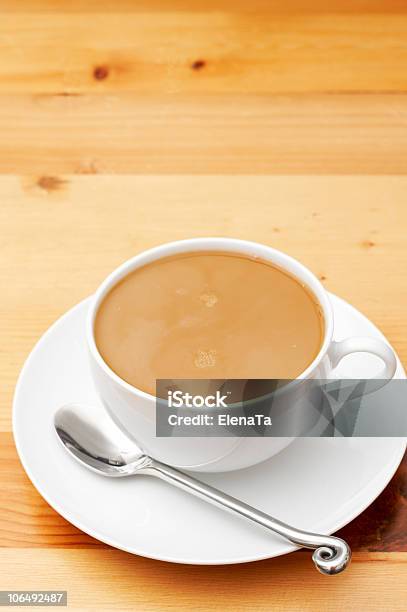 Foto de Detalhe Do Café Com Leite e mais fotos de stock de Bebida - Bebida, Branco, Cafeteria