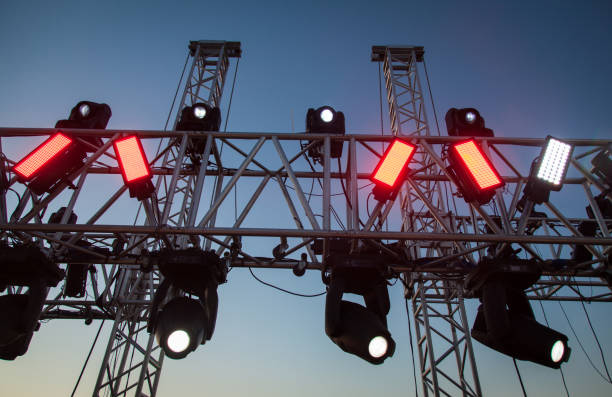 istock Spotlights & lighting equipment for the show 1064928710