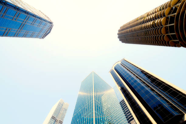 istock Skyscrapers from Below, Downtown Chicago. 1064931868