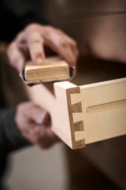 istock Working cabinetmaker and handmade furnitures 1064939078