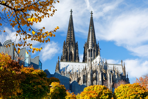 Cologne Cathedral in brilliant autumn light