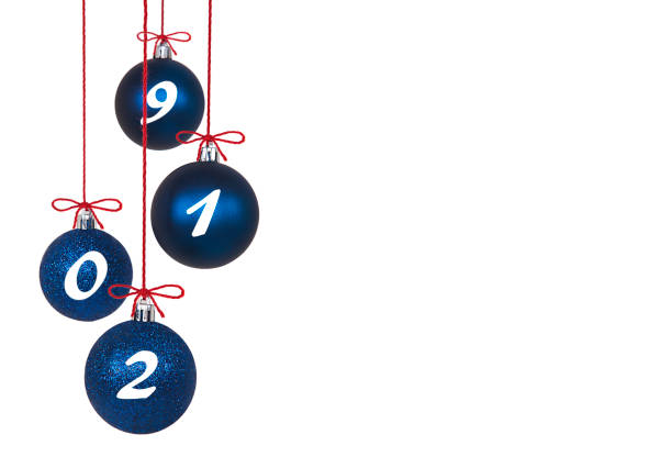 istock Christmas Ornaments isolated on a white background. 1064941540