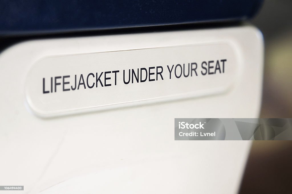 lifejacket señal - Foto de stock de Asiento libre de derechos