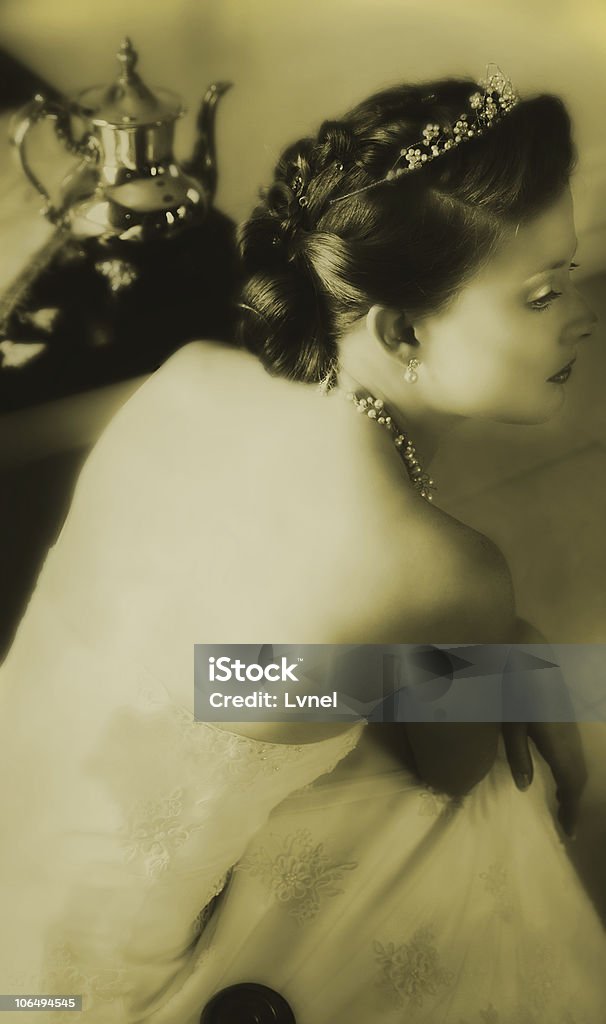 vintage noiva - Foto de stock de Adulto royalty-free