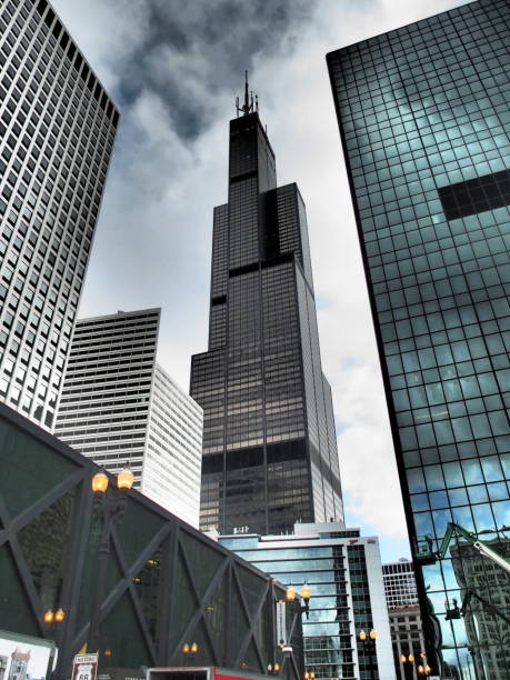 wieża willis - willis tower zdjęcia i obrazy z banku zdjęć