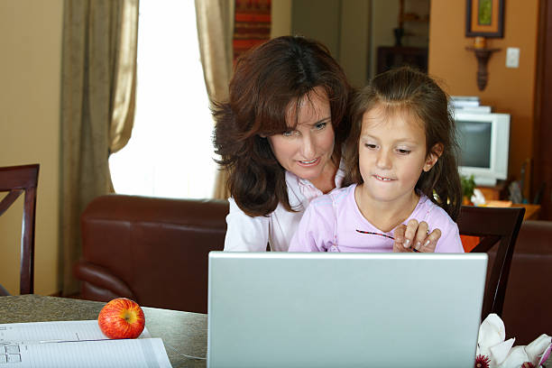 istock mother helping her daughter 106495258