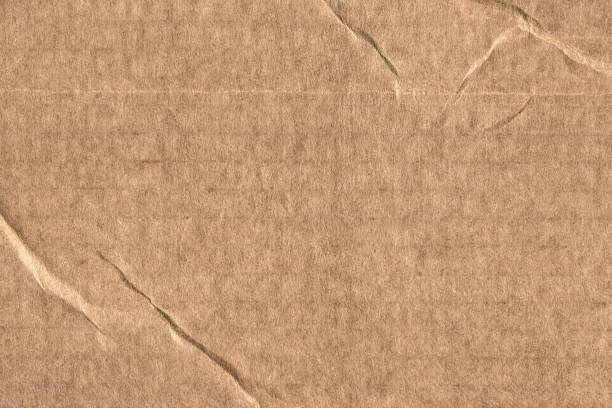 istock Recycle Brown Corrugated Cardboard Rough Crumpled Grunge Texture Sample 1064957460