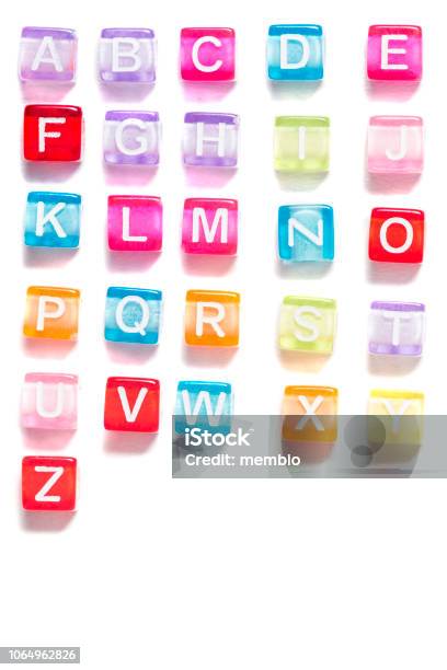 Colorful Plastic Beads With Letters Stock Photo - Download Image Now -  Bead, Alphabet, Capital Letter - iStock