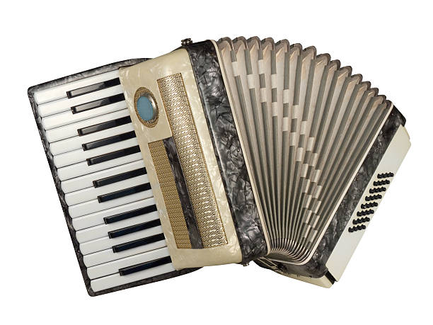 Piano accordion stock photo