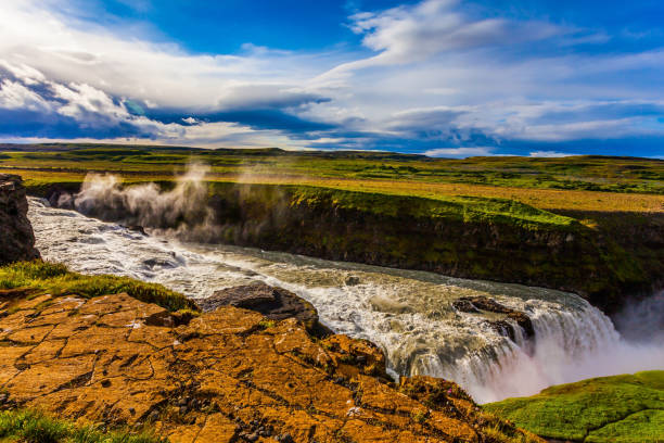 istock Falls on the Hvitau River 1064966790