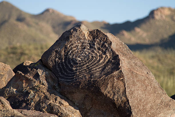 Petroglyph - foto stock